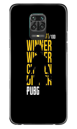 Pubg Winner Winner Case for Xiaomi Redmi Note 9 Pro(Design - 177)