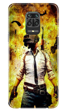 Pubg Mobile Back Case for Xiaomi Redmi Note 9 Pro  (Design - 180)