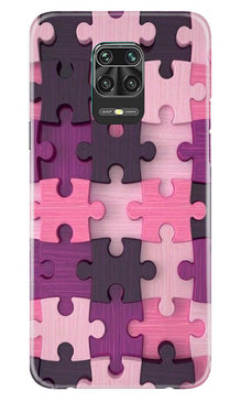 Puzzle Mobile Back Case for Xiaomi Redmi Note 9 Pro (Design - 199)
