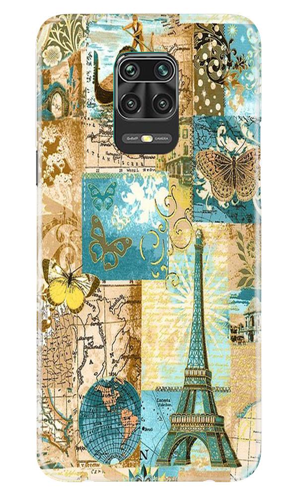 Travel Eiffel Tower Case for Xiaomi Redmi Note 9 Pro Max (Design No. 206)
