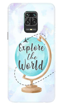 Explore the World Mobile Back Case for Xiaomi Redmi Note 9 Pro Max (Design - 207)
