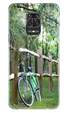 Bicycle Mobile Back Case for Xiaomi Redmi Note 9 Pro (Design - 208)