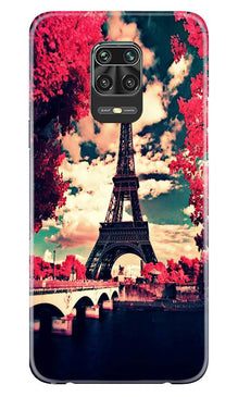 Eiffel Tower Mobile Back Case for Xiaomi Redmi Note 9 Pro (Design - 212)