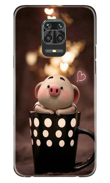 Cute Bunny Mobile Back Case for Xiaomi Redmi Note 9 Pro Max (Design - 213)