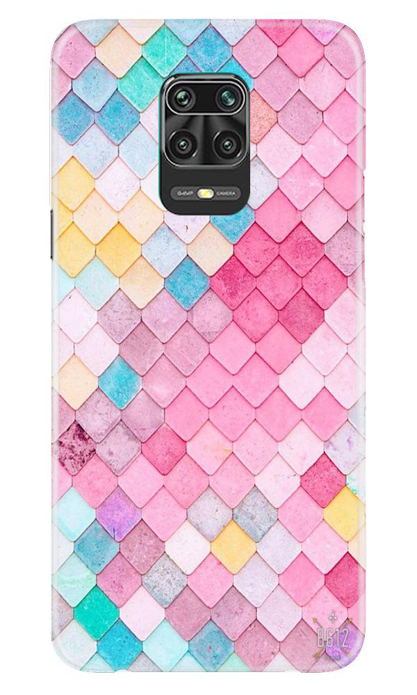 Pink Pattern Case for Xiaomi Redmi Note 9 Pro (Design No. 215)