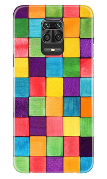 Colorful Square Mobile Back Case for Xiaomi Redmi Note 9 Pro Max (Design - 218)