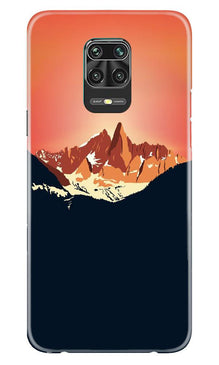 Mountains Mobile Back Case for Xiaomi Redmi Note 9 Pro Max (Design - 227)