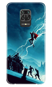 Thor Avengers Mobile Back Case for Xiaomi Redmi Note 9 Pro (Design - 243)