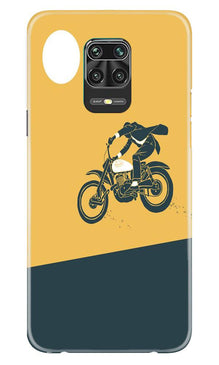 Bike Lovers Mobile Back Case for Xiaomi Redmi Note 9 Pro Max (Design - 256)