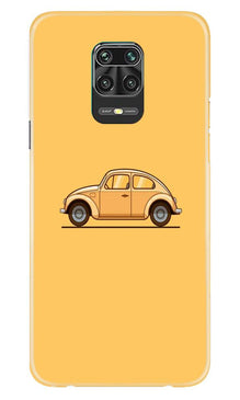 Vintage Car Mobile Back Case for Xiaomi Redmi Note 9 Pro (Design - 262)