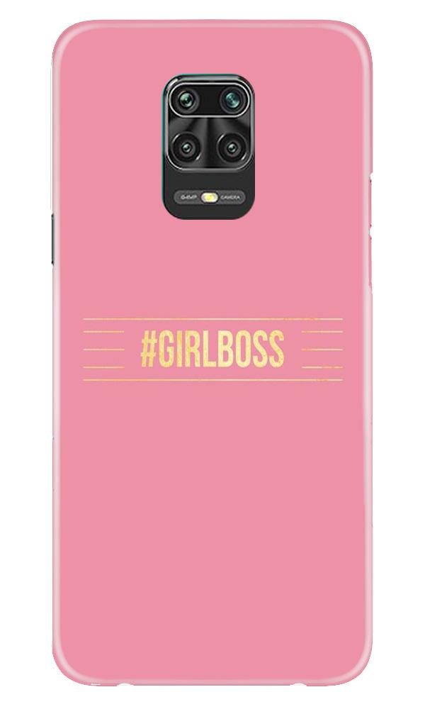 Girl Boss Pink Case for Xiaomi Redmi Note 9 Pro Max (Design No. 263)