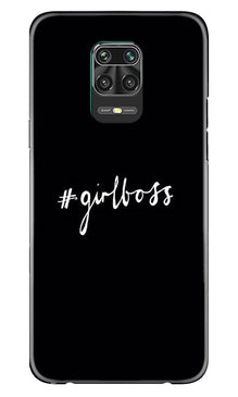 #GirlBoss Mobile Back Case for Xiaomi Redmi Note 9 Pro (Design - 266)