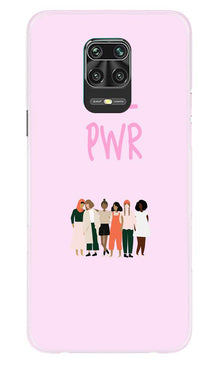 Girl Power Mobile Back Case for Xiaomi Redmi Note 9 Pro (Design - 267)