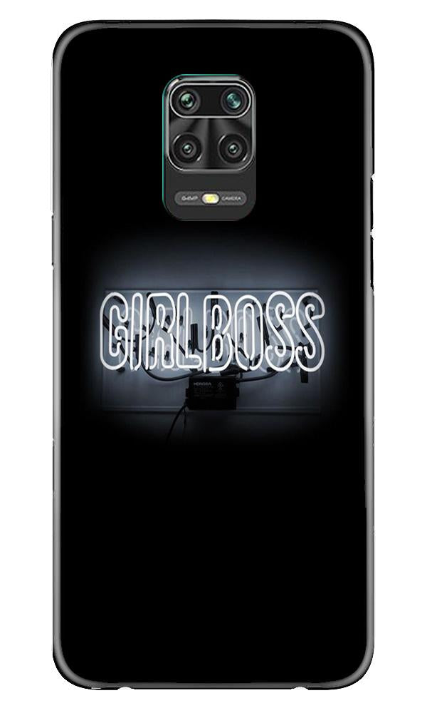 Girl Boss Black Case for Xiaomi Redmi Note 9 Pro (Design No. 268)