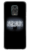 Girl Boss Black Case for Xiaomi Redmi Note 9 Pro (Design No. 268)