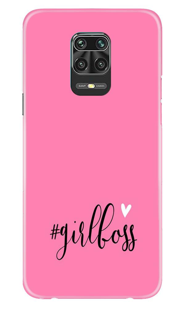 Girl Boss Pink Case for Xiaomi Redmi Note 9 Pro Max (Design No. 269)