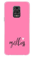 Girl Boss Pink Case for Xiaomi Redmi Note 9 Pro (Design No. 269)