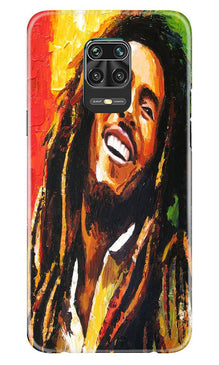 Bob marley Mobile Back Case for Xiaomi Redmi Note 9 Pro Max (Design - 295)