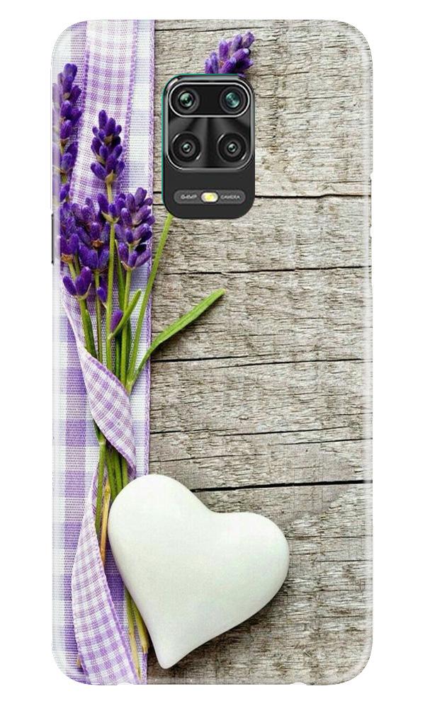 White Heart Case for Xiaomi Redmi Note 9 Pro (Design No. 298)