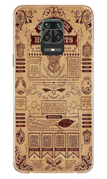 Hogwarts Mobile Back Case for Xiaomi Redmi Note 9 Pro  (Design - 304)