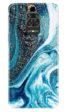 Marble Texture Mobile Back Case for Xiaomi Redmi Note 9 Pro  (Design - 308)