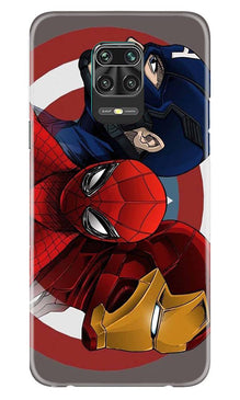 Superhero Mobile Back Case for Xiaomi Redmi Note 9 Pro Max (Design - 311)
