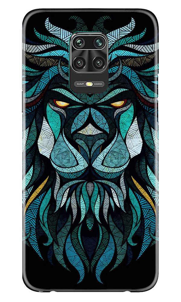 Lion Mobile Back Case for Xiaomi Redmi Note 9 Pro  (Design - 314)