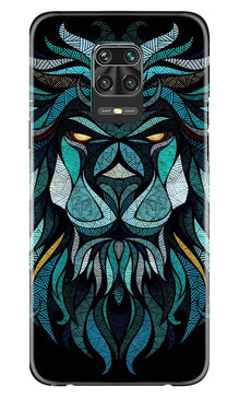 Lion Mobile Back Case for Xiaomi Redmi Note 9 Pro Max (Design - 314)