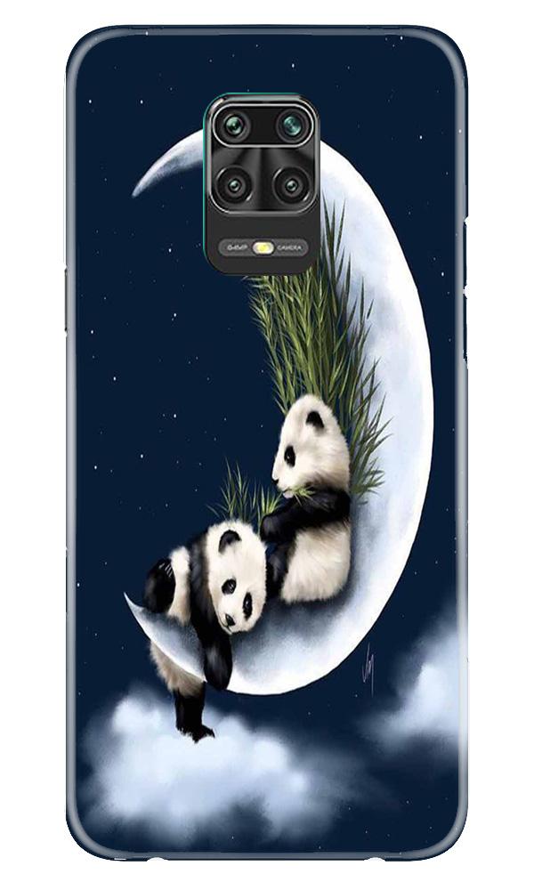 Panda Moon Mobile Back Case for Xiaomi Redmi Note 9 Pro  (Design - 318)