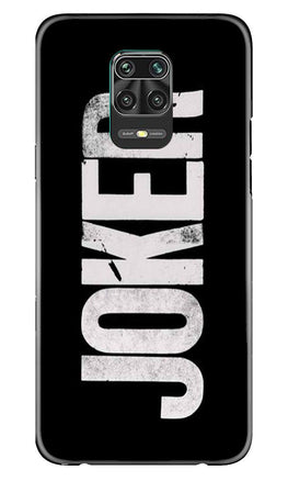 Joker Mobile Back Case for Xiaomi Redmi Note 9 Pro(Design - 327)