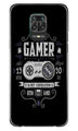 Gamer Mobile Back Case for Xiaomi Redmi Note 9 Pro  (Design - 330)