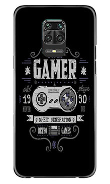 Gamer Mobile Back Case for Xiaomi Redmi Note 9 Pro  (Design - 330)