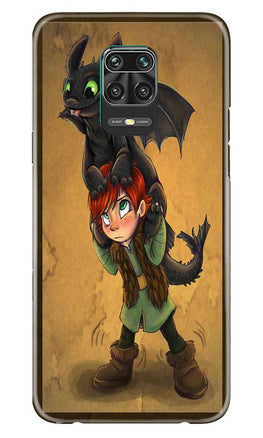 Dragon Mobile Back Case for Xiaomi Redmi Note 9 Pro(Design - 336)