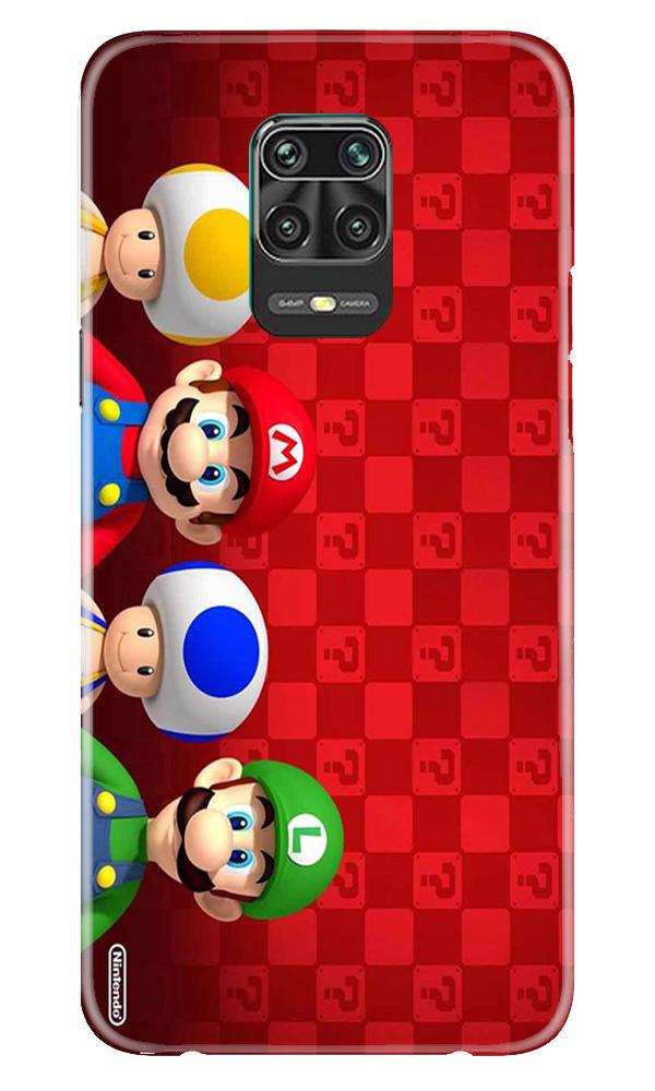 Mario Mobile Back Case for Xiaomi Redmi Note 9 Pro(Design - 337)