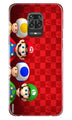 Mario Mobile Back Case for Xiaomi Redmi Note 9 Pro  (Design - 337)