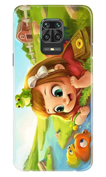 Baby Girl Mobile Back Case for Xiaomi Redmi Note 9 Pro  (Design - 339)