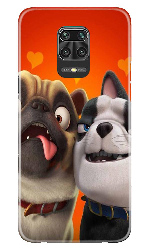 Dog Puppy Mobile Back Case for Xiaomi Redmi Note 9 Pro(Design - 350)