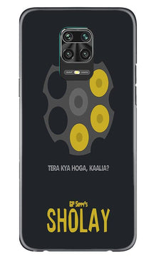 Sholay Mobile Back Case for Xiaomi Redmi Note 9 Pro Max (Design - 356)