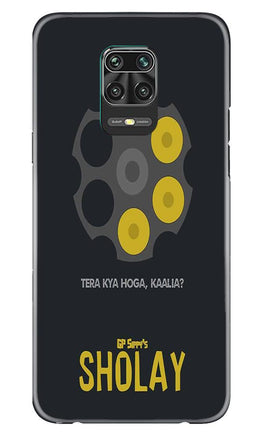 Sholay Mobile Back Case for Xiaomi Redmi Note 9 Pro(Design - 356)