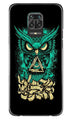 Owl Mobile Back Case for Xiaomi Redmi Note 9 Pro  (Design - 358)