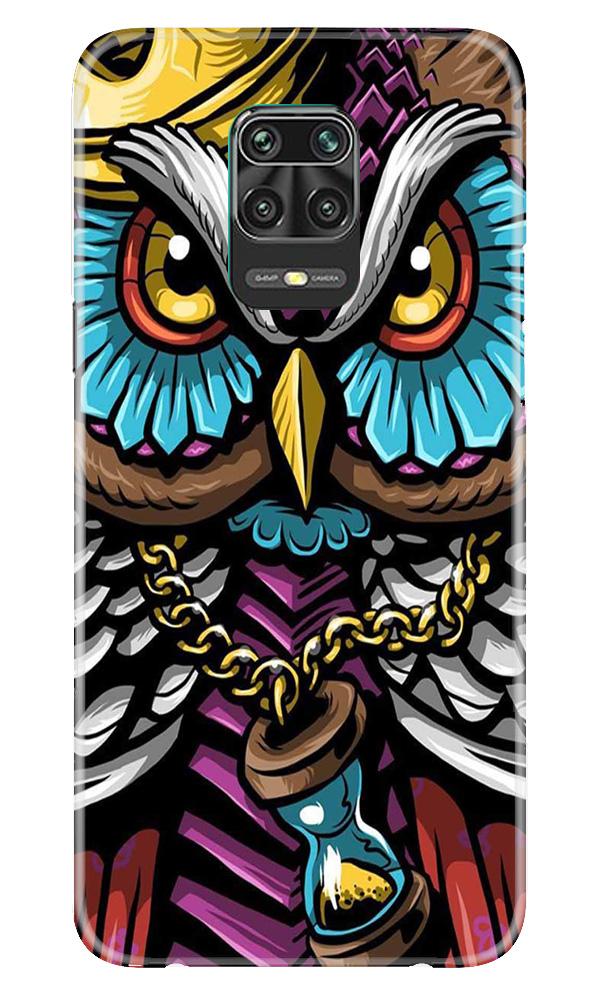 Owl Mobile Back Case for Xiaomi Redmi Note 9 Pro  (Design - 359)