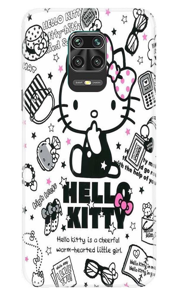 Hello Kitty Mobile Back Case for Xiaomi Redmi Note 9 Pro Max (Design - 361)