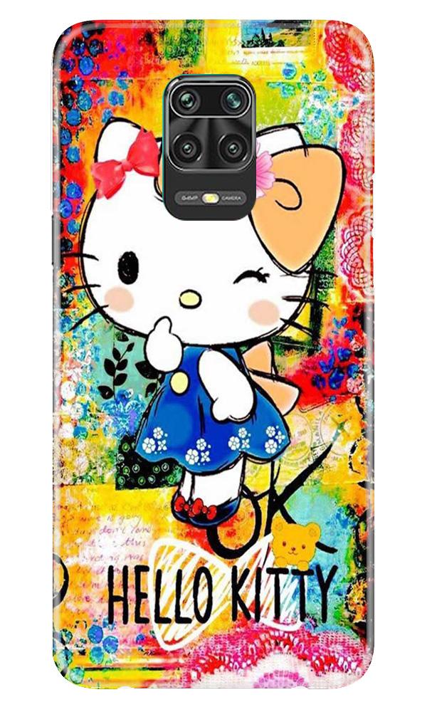 Hello Kitty Mobile Back Case for Xiaomi Redmi Note 9 Pro  (Design - 362)