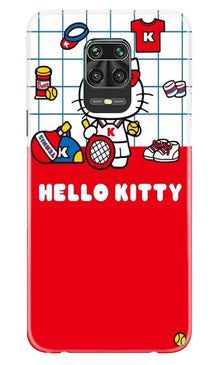 Hello Kitty Mobile Back Case for Xiaomi Redmi Note 9 Pro Max (Design - 363)