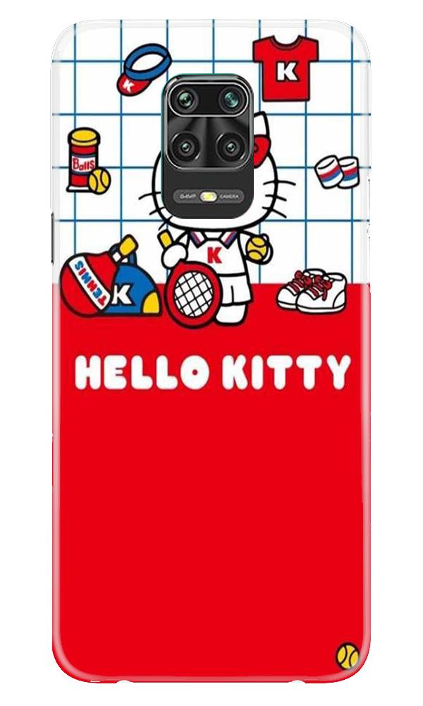 Hello Kitty Mobile Back Case for Xiaomi Redmi Note 9 Pro(Design - 363)