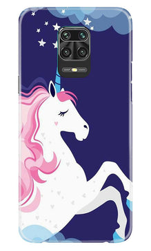 Unicorn Mobile Back Case for Xiaomi Redmi Note 9 Pro  (Design - 365)