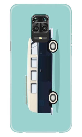 Travel Bus Mobile Back Case for Xiaomi Redmi Note 9 Pro(Design - 379)
