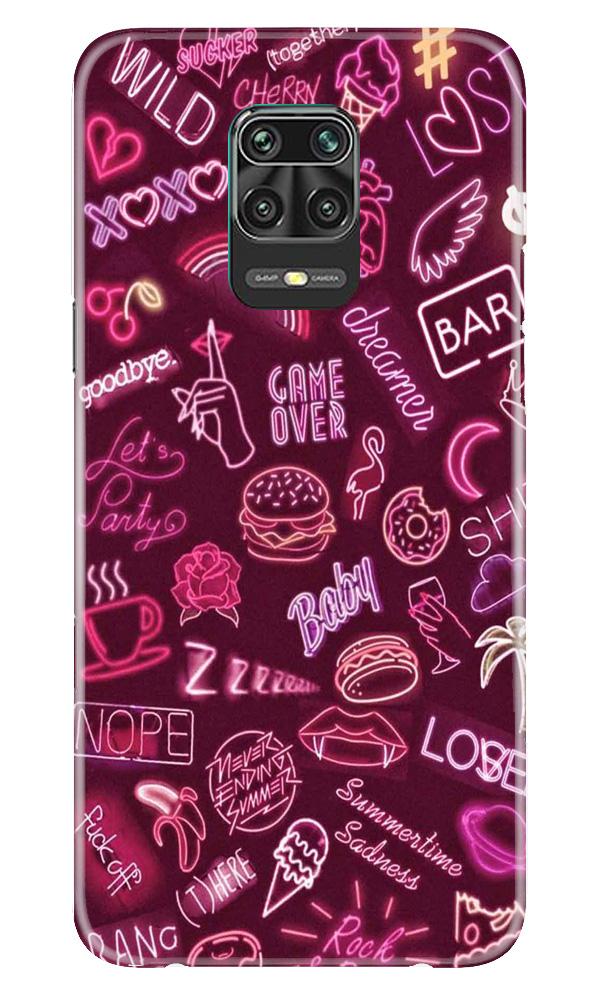Party Theme Mobile Back Case for Xiaomi Redmi Note 9 Pro Max (Design - 392)