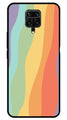 Muted Rainbow Metal Mobile Case for Redmi Note 9s   (Design No -02)