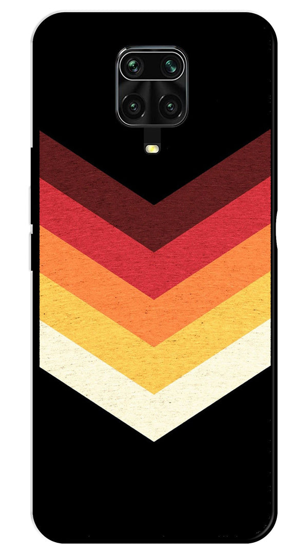 MultiColor Arrow Metal Mobile Case for Redmi Note 9s   (Design No -04)